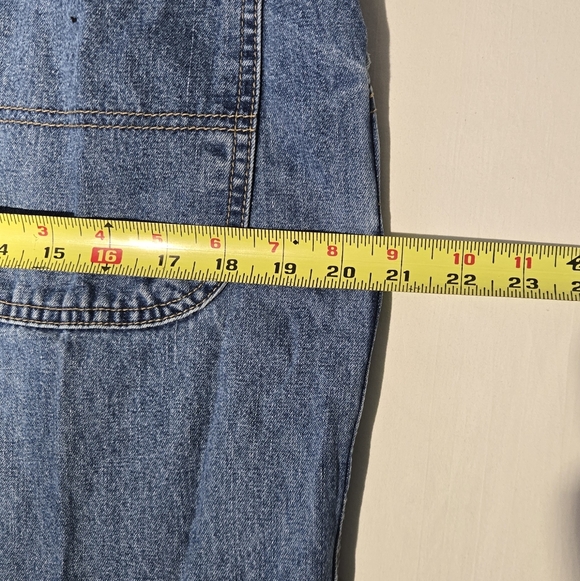 Y2K Overalls London London Blue Denim Large 30" Inseam - Picture 11 of 15